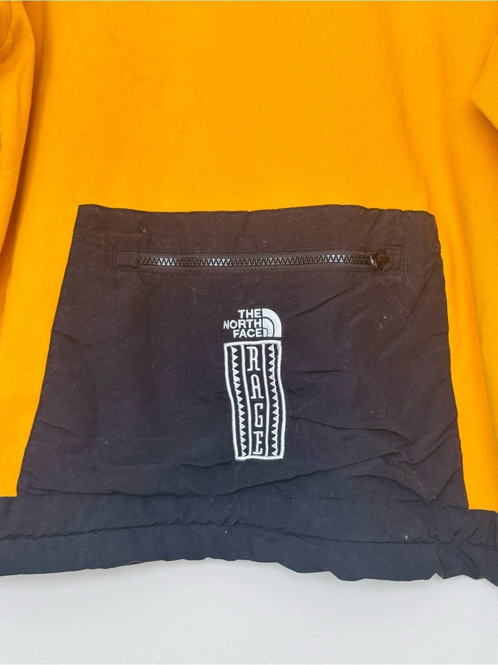 The North Face bold orange